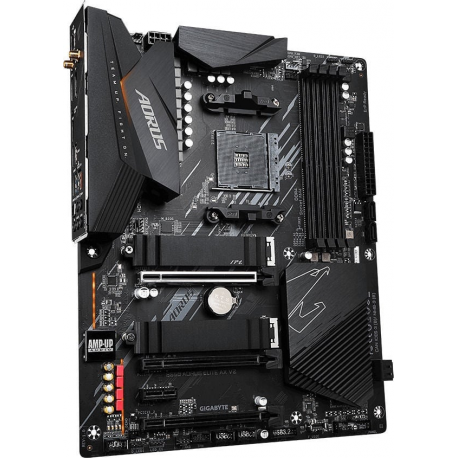 Gigabyte B550 AORUS ELITE AX - 1.0 - motherboard - ATX - Socket AM4 - AMD B550 Chipset - USB 3.2 Gen 2, USB 3.2 Gen 1, USB-C Gen1 - 2.5 Gigabit LAN - onboard graphics (CPU required) - HD Audio (8-channel) - 1