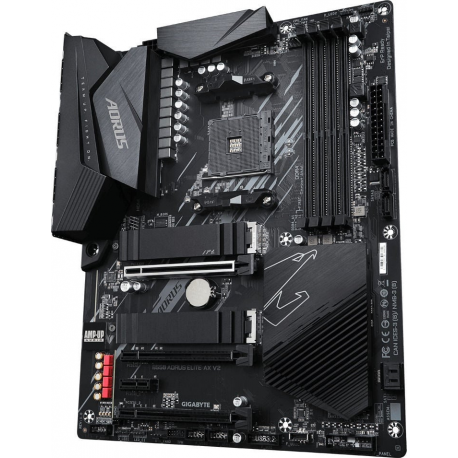 Gigabyte B550 AORUS ELITE AX - 1.0 - motherboard - ATX - Socket AM4 - AMD B550 Chipset - USB 3.2 Gen 2, USB 3.2 Gen 1, USB-C Gen1 - 2.5 Gigabit LAN - onboard graphics (CPU required) - HD Audio (8-channel) - 2