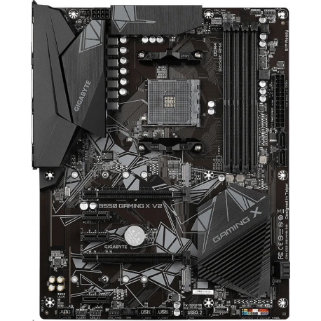 Gigabyte B550 GAMING X V2 - 1.0 - motherboard - ATX - Socket AM4 - AMD B550 Chipset - USB 3.2 Gen 1, USB 3.2 Gen 2, USB-C Gen1 - Gigabit LAN - onboard graphics (CPU required) - HD Audio (8-channel) - 0