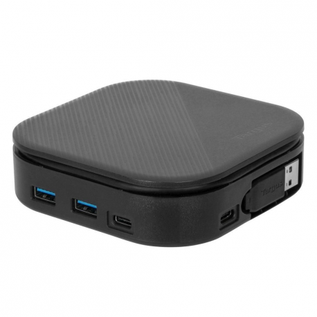 Targus USB-C Universal Dual HD Docking Station with 80W PD Pass-Thru - Docking station - USB-C 3.2 Gen 2 - 2 x HDMI - GigE - TAA Compliant - 0