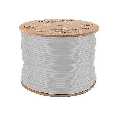 Lanberg - Bulk cable - 305 m - SFTP - CAT 7 - solid - pantone cool grey 5C - 2