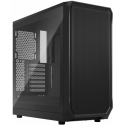 Fractal Design Focus 2 RGB - Tower - ATX - windowed side panel (tempered glass) - no power supply (ATX) - black TG clear tint - USB/Audio