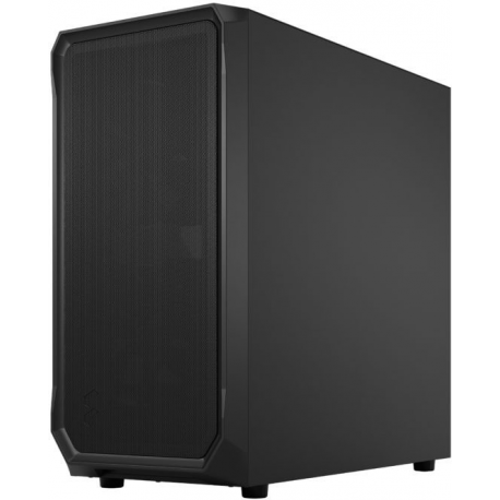 Fractal Design Focus 2 RGB - Tower - ATX - windowed side panel (tempered glass) - no power supply (ATX) - black TG clear tint - USB/Audio - 5