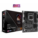 ASRock B650 PG Lightning - Motherboard - ATX - Socket AM5 - AMD B650 Chipset - USB-C 3.2 Gen 2x2, USB-C 3.2 Gen2, USB 3.2 Gen 1 - 2.5 Gigabit LAN - onboard graphics (CPU required) - HD Audio (8-channel)