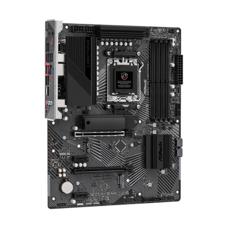 ASRock B650 PG Lightning - Motherboard - ATX - Socket AM5 - AMD B650 Chipset - USB-C 3.2 Gen 2x2, USB-C 3.2 Gen2, USB 3.2 Gen 1 - 2.5 Gigabit LAN - onboard graphics (CPU required) - HD Audio (8-channel) - 2