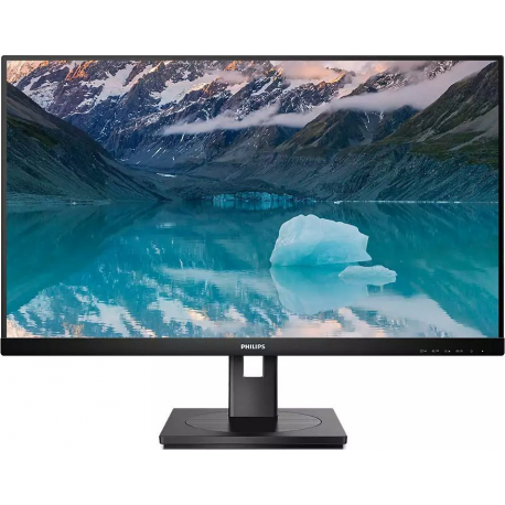 Philips 242S9JML - S Line - LED monitor - 24" (23.8" viewable) - 1920 x 1080 Full HD (1080p) @ 75 Hz - VA - 300 cd / m² - 3000:1 - 4 ms - HDMI, VGA, DisplayPort - speakers - black - 0