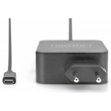 DIGITUS - Power adapter - AC 100-240 V - 65 Watt - black - 1
