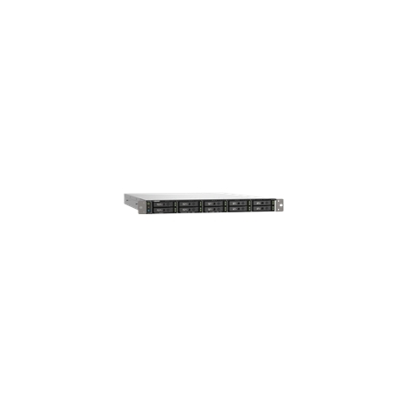 QNAP TS-h1090FU - NAS server - 10 bays - rack-mountable - SATA 6Gb/s / PCIe (NVMe) / U.2 - RAID 0, 1, 5, 6, 10, 50, JBOD, 60 - RAM 64 GB - 25 Gigabit Ethernet / 2.5 Gigabit Ethernet - iSCSI support - 1U - 0