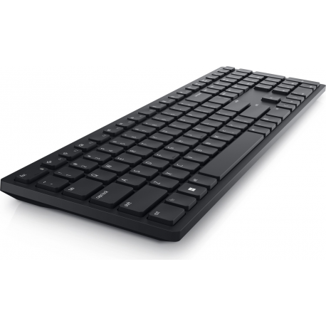 Dell KB500 - Keyboard - wireless - 2.4 GHz - QWERTY - Russian - black - with 3 years Advanced Exchange Service - 2