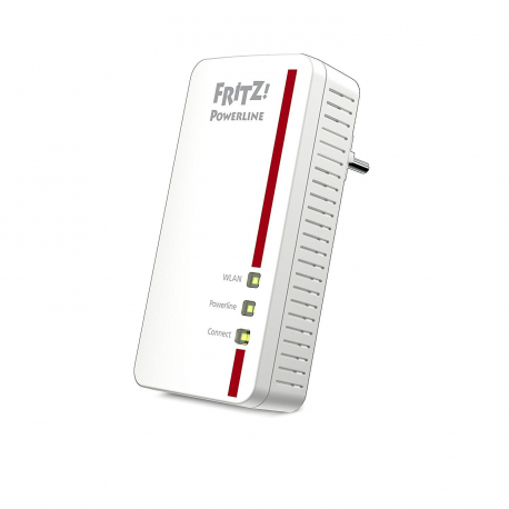 AVM FRITZ!Powerline 1260E - Powerline adapter kit - GigE, HomePlug AV (HPAV) 2.0, IEEE 1901 - 802.11a/b/g/n/ac - Dual Band - wall-pluggable - 0