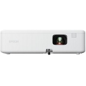 Epson CO-W01 - 3LCD projector - portable - 3000 lumens (white) - 3000 lumens (colour) - WXGA (1280 x 800) - 16:10 - black  /  white