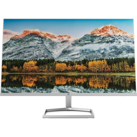 HP M27fw - LED monitor - 27" - 1920 x 1080 Full HD (1080p) @ 75 Hz - IPS - 300 cd / m² - 1000:1 - 5 ms - 2xHDMI, VGA - silver, white head - for Victus by HP Laptop 16; Laptop 15, 15s, 17; Pavilion Plus Laptop 14 - 0