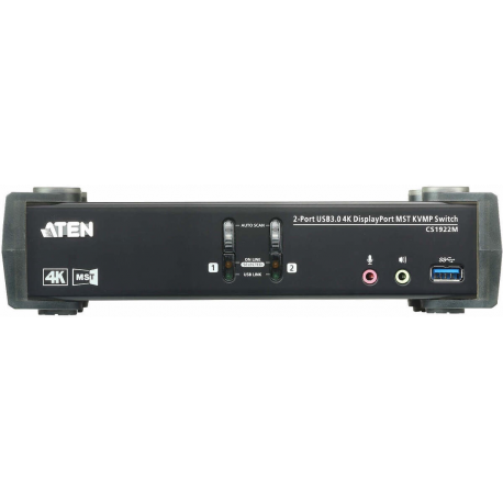 ATEN CS1922M - KVM / audio / USB switch - 2 x KVM / audio / USB - 1 local user - desktop - 2