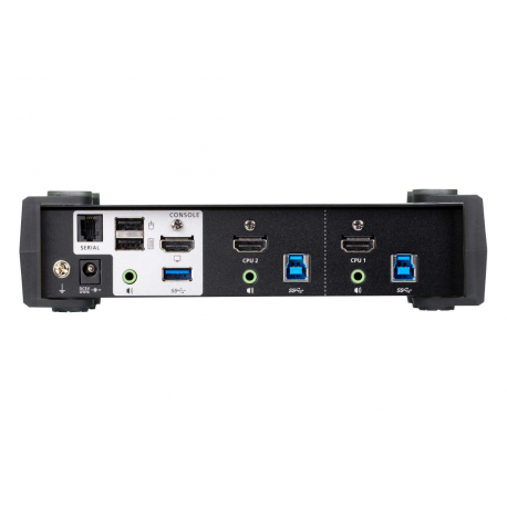 ATEN CS1822 KVMP Switch - KVM  /  audio  /  USB switch - 2 x KVM  /  audio  /  USB - 1 local user - desktop - 1