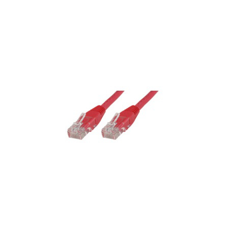 MicroConnect - Network cable - RJ-45 (M) to RJ-45 (M) - 7.5 m - UTP - CAT 6 - red - 0