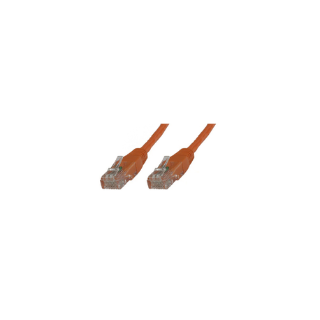 MicroConnect - Network cable - RJ-45 (M) to RJ-45 (M) - 10 m - UTP - CAT 6 - orange - 0