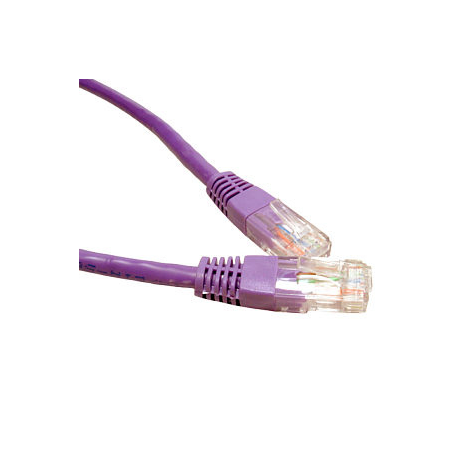MicroConnect - Network cable - RJ-45 (M) to RJ-45 (M) - 10 m - UTP - CAT 6 - purple - 0