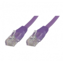 MicroConnect - Network cable - RJ-45 (M) to RJ-45 (M) - 20 m - UTP - CAT 6 - molded - purple