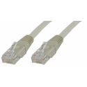 MicroConnect - Network cable - RJ-45 (M) to RJ-45 (M) - 25 m - 6 mm - UTP - CAT 6 - round, snagless, stranded - grey