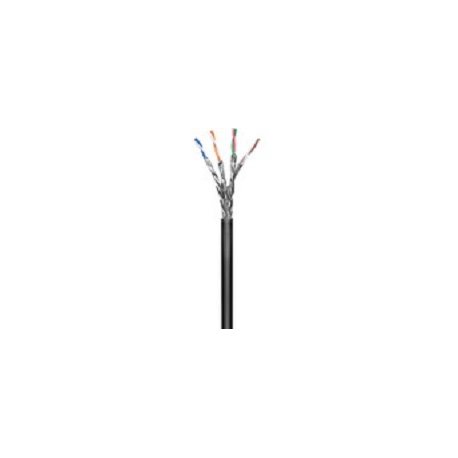 MicroConnect - Bulk cable - 100 m - SFTP - CAT 6 - indoor, outdoor, solid - black - 0