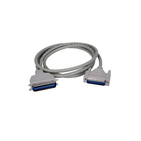 Lexmark - Parallel cable - DB-25 (M) to 36 PIN Centronics (M) - 3 m - for Lexmark CX522, CX622, CX625, MX522, MX722, MX822, XC4240, XM3250, XM5365, XM5370, XM7370 - 0