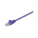 MicroConnect - Network cable - RJ-45 (M) to RJ-45 (M) - 25 cm - UTP - CAT 5e - molded, stranded - purple