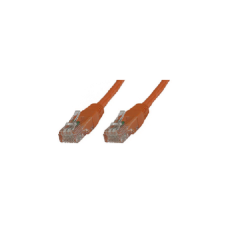 MicroConnect - Network cable - RJ-45 (M) to RJ-45 (M) - 3 m - UTP - CAT 6 - orange (pack of 100) - 0