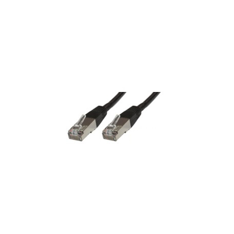 MicroConnect - Network cable - RJ-45 (M) to RJ-45 (M) - 3 m - FTP - CAT 5e - black - 0
