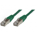 MicroConnect - Network cable - RJ-45 (M) to RJ-45 (M) - 25 cm - FTP - CAT 6 - booted - green