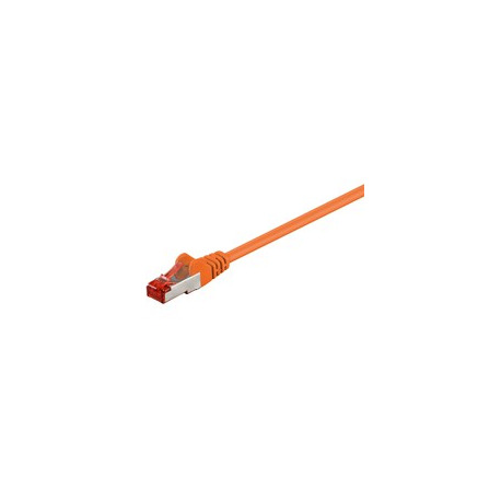 MicroConnect - Network cable - RJ-45 (M) to RJ-45 (M) - 1 m - foiled unshielded twisted pair (F/UTP) - CAT 6 - molded, stranded - orange - 0