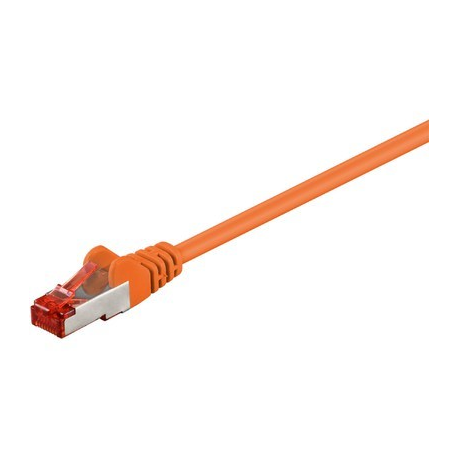 MicroConnect - Network cable - RJ-45 (M) to RJ-45 (M) - 7.5 m - foiled unshielded twisted pair (F / UTP) - CAT 6 - molded, stranded - orange - 0