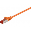 MicroConnect - Network cable - RJ-45 (M) to RJ-45 (M) - 7.5 m - foiled unshielded twisted pair (F / UTP) - CAT 6 - molded, stranded - orange