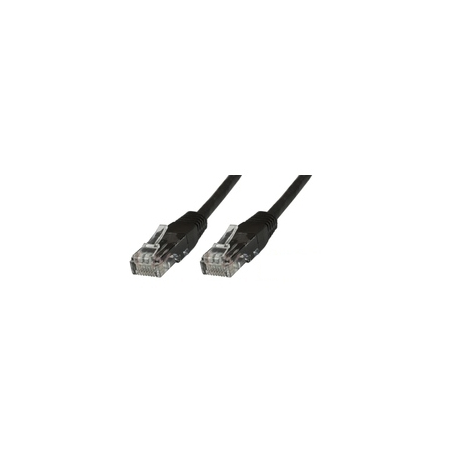 MicroConnect - Network cable - RJ-45 (M) to RJ-45 (M) - 3 m - UTP - CAT 5e - stranded - black (pack of 10) - 0