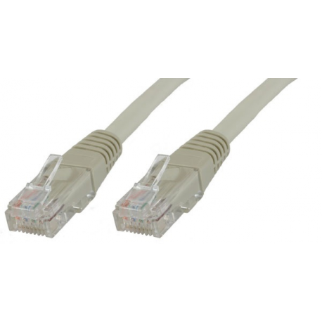 MicroConnect - Network cable - RJ-45 (M) to RJ-45 (M) - 50 cm - UTP - CAT 6 - flat - white - 0