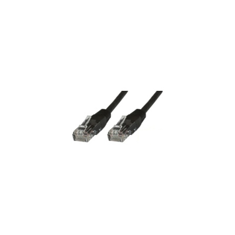 MicroConnect - Network cable - RJ-45 (M) to RJ-45 (M) - 1 m - UTP - CAT 6 - stranded - black (pack of 10) - 0