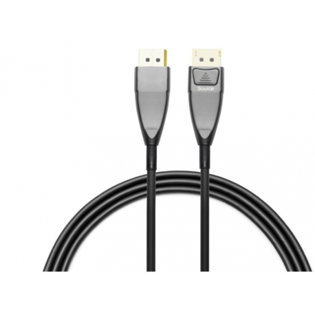 MicroConnect Premium - DisplayPort cable - DisplayPort (M) latched to DisplayPort (M) latched - DisplayPort 1.4 - 15 m - 8K60Hz (7680 x 4320) support - black - 0