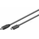 MicroConnect - USB cable - USB-C (M) to mini-USB Type B (M) - USB 3.2 Gen 1 - 50 cm - black
