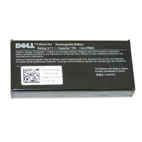 Dell - RAID controller battery backup unit - Lithium Ion - 7 Wh - for PowerEdge 1900, 1950, 1950 III, 2900 III, 2950, 2950 III, 6950, 840; PowerVault NX1950 - 0