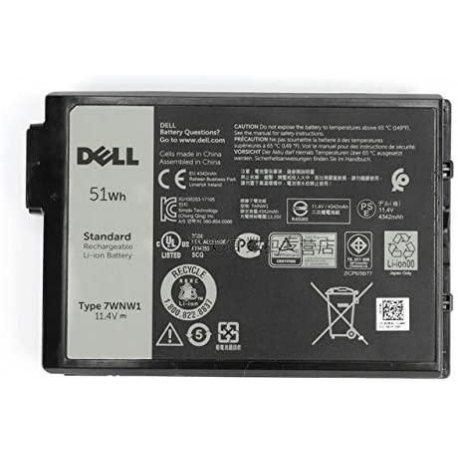 Dell - Laptop battery - Lithium Ion - 4580 mAh - 51 Wh - 0