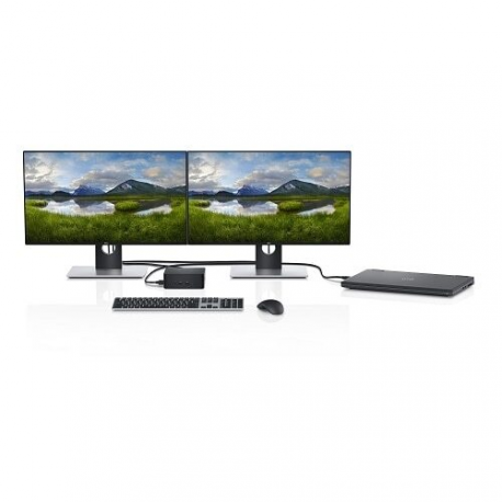 Dell Dual USB-C Thunderbolt Dock TB18DC - Docking station - USB-C / Thunderbolt 3 - VGA, HDMI, DP, Mini DP, Thunderbolt - GigE - 210 Watt - for Precision 7530, 7730 - 1