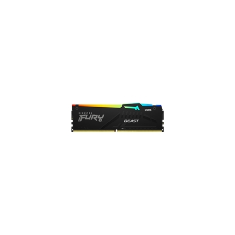 Kingston FURY Beast RGB - DDR5 - kit - 32 GB: 2 x 16 GB - DIMM 288-pin - 5600 MHz / PC5-44800 - CL36 - 1.25 V - unbuffered - on-die ECC - 0