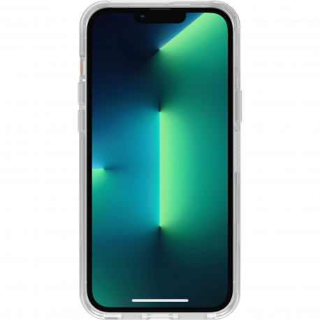 OtterBox Symmetry Series+ - Back cover for mobile phone - with MagSafe - MagSafe compatibility - polycarbonate, synthetic rubber - clear - for Apple iPhone 13 Pro Max - 2