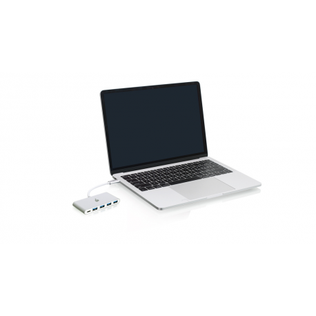 IOGEAR GUH3C4PD USB-C - Hub - 4 x SuperSpeed USB 3.0 - desktop - 2