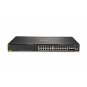 HPE Aruba 6300M - Switch - L3 - Managed - 48 x 10/100/1000 (1 PoE+) + 4 x 1 Gigabit / 10 Gigabit / 25 Gigabit / 50 Gigabit SFP56 (uplink / stacking) - front and side to back - rack-mountable - PoE+