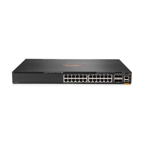 HPE Aruba 6300M - Switch - L3 - Managed - 24 x 10/100/1000 + 4 x 1 Gigabit / 10 Gigabit / 25 Gigabit / 50 Gigabit SFP56 (uplink / stacking) - front and side to back - rack-mountable - 0