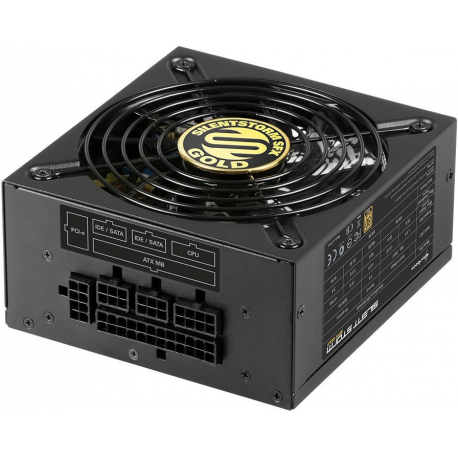 Sharkoon SilentStorm SFX 500 Gold - Power supply (internal) - SFX12V / SFX-L12V - 80 PLUS Gold - AC 100-240 V - 500 Watt - active PFC - black - 0