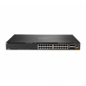 HPE Aruba 6300M - Switch - L3 - Managed - 24 x 10/100/1000 (PoE+) + 4 x 1 Gigabit / 10 Gigabit / 25 Gigabit / 50 Gigabit SFP56 (uplink / stacking) - front and side to back - rack-mountable - PoE+ (720 W)