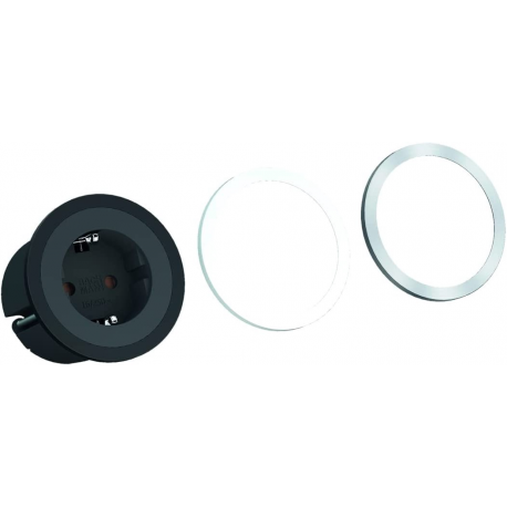 Bachmann PIX - Power strip - output connectors: 1 - 2 m - Germany - black - 0