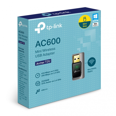 TP-Link Archer T2U - V3 - network adapter - USB 2.0 - 802.11ac - 3