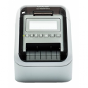 Brother QL-820NWBc - Label printer - two-colour (monochrome) - direct thermal - Roll (6.2 cm) - 300 x 600 dpi - up to 110 labels / min - USB, LAN, Wi-Fi(n), Bluetooth 5.2 - cutter - black, glossy white